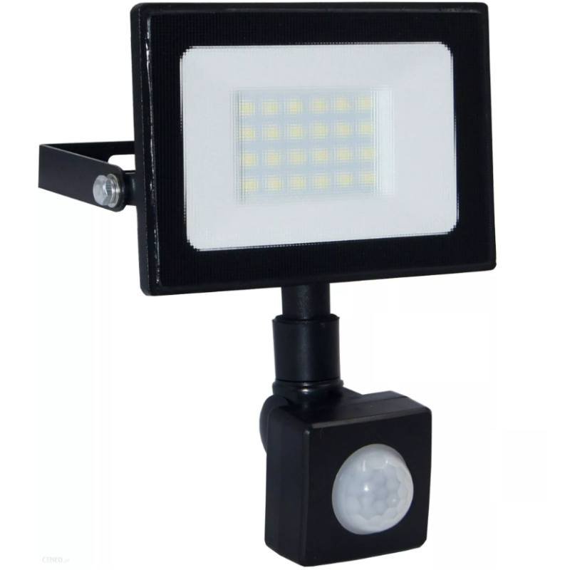 3500lm lampa LED Ecolight z czujnikiem ruchu 50W, IP65, 230V, 50/60Hz